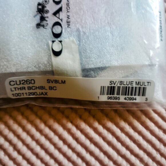 COACH Beachball Bag Charm / Key Ring, NWT - Picture 7 of 9